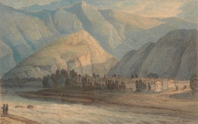 La Grange à la tête du lac de Keswick - Francis Towne